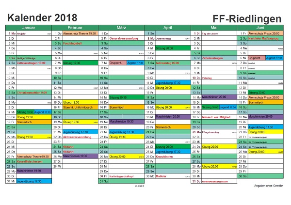 Kalender FF 2018 1